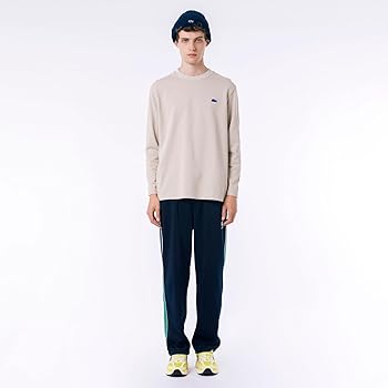 Amazon | [ラコステ] [公式] バックプリント裏毛TシャツTH9389